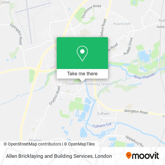 Allen Bricklaying and Building Services map