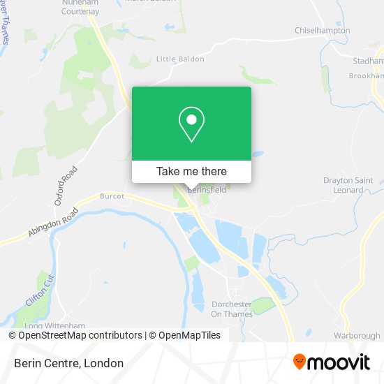 Berin Centre map