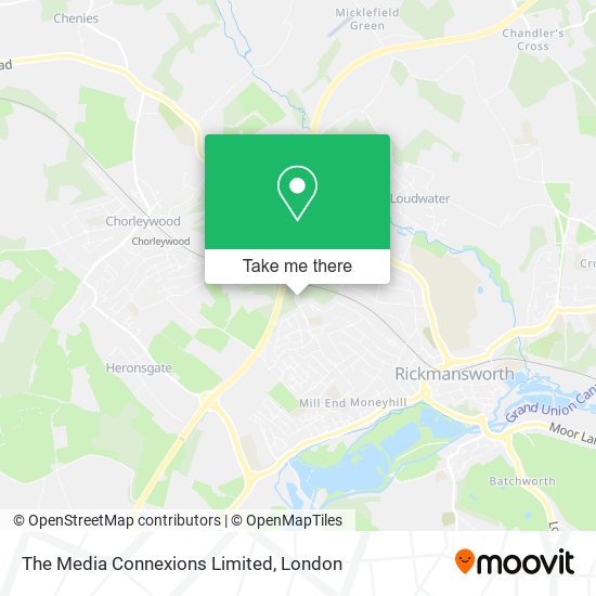 The Media Connexions Limited map