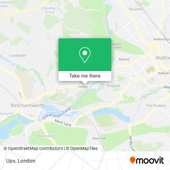 Ups map