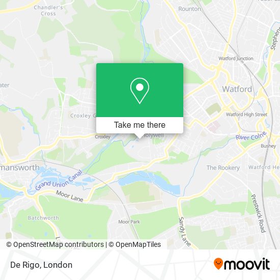 De Rigo map