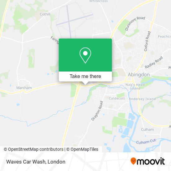 Waves Car Wash map