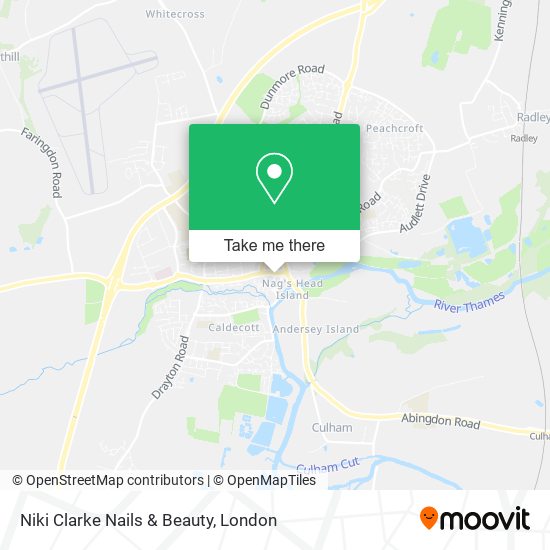 Niki Clarke Nails & Beauty map
