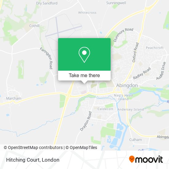 Hitching Court map