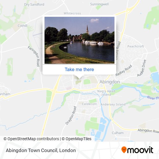 Abingdon Town Council map