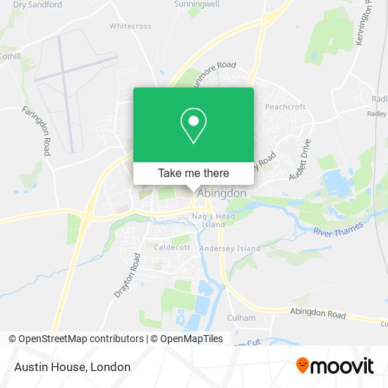 Austin House map