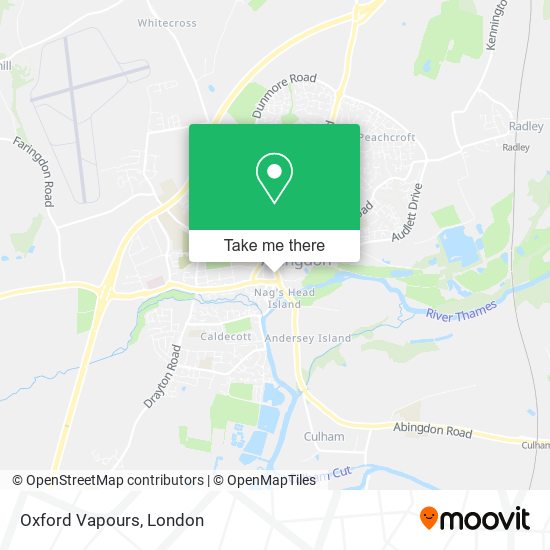 Oxford Vapours map