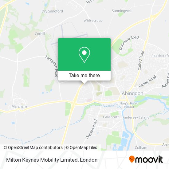 Milton Keynes Mobility Limited map