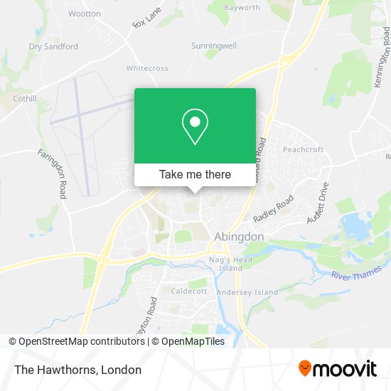 The Hawthorns map
