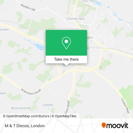 M & T Discos map