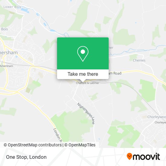 One Stop map