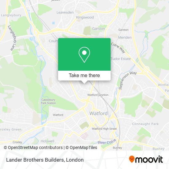 Lander Brothers Builders map