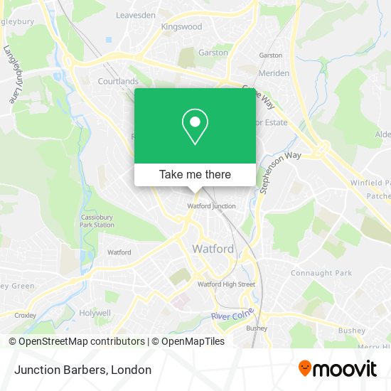 Junction Barbers map