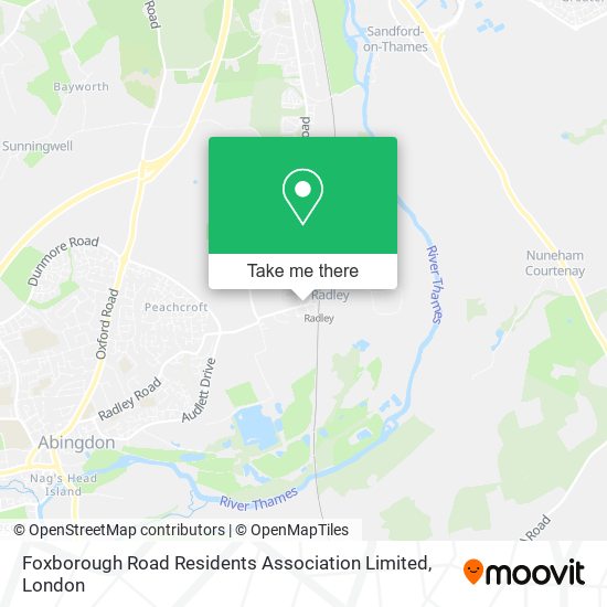 Foxborough Road Residents Association Limited map