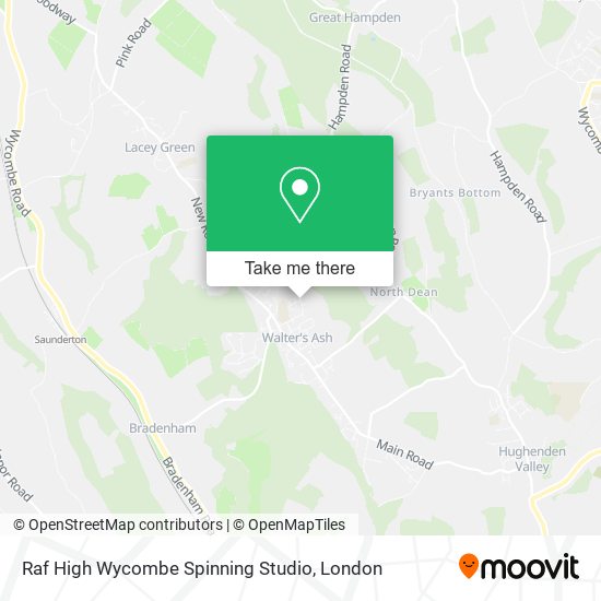 Raf High Wycombe Spinning Studio map