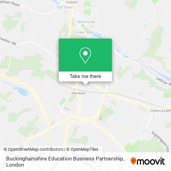 Buckinghamshire Education Business Partnership map