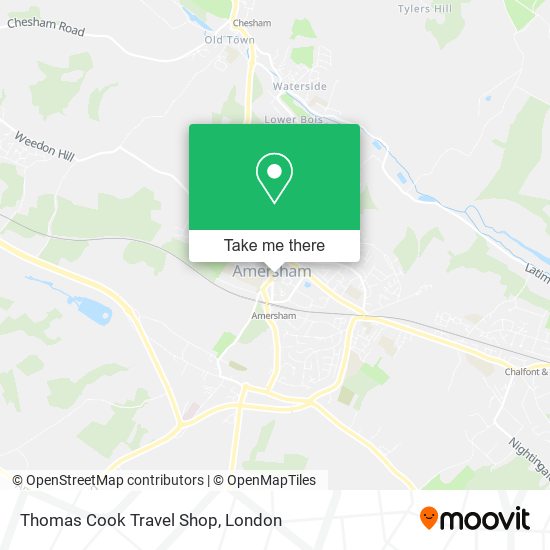 Thomas Cook Travel Shop map