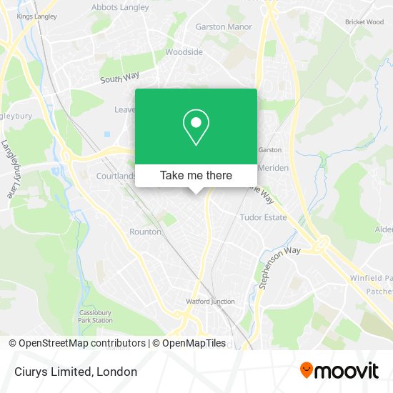 Ciurys Limited map