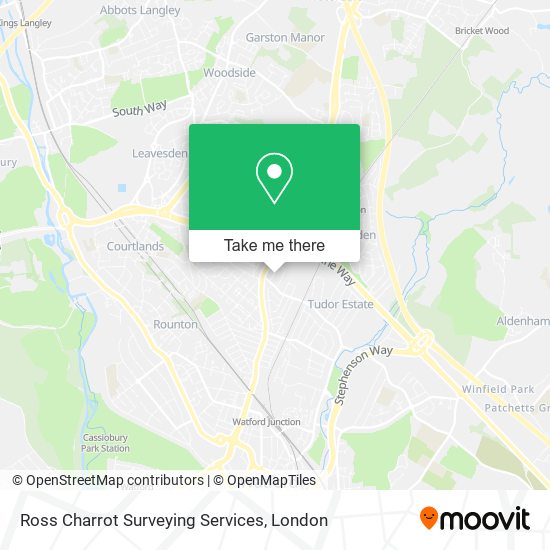 Ross Charrot Surveying Services map