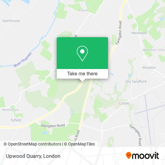 Upwood Quarry map