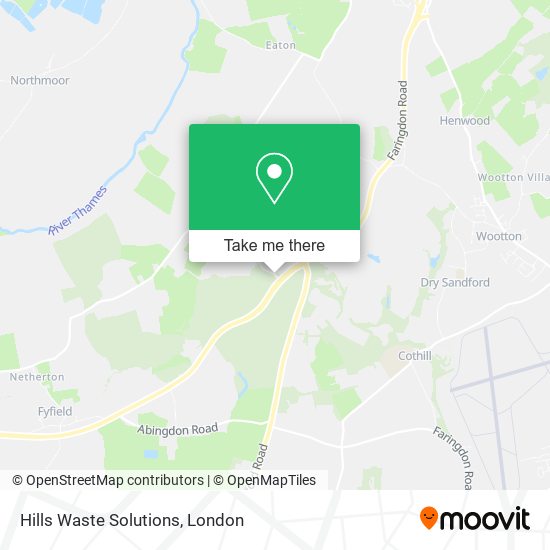 Hills Waste Solutions map