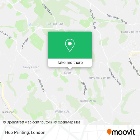 Hub Printing map