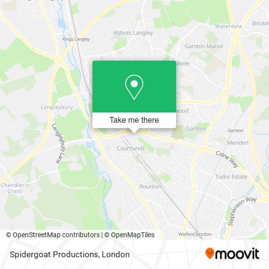 Spidergoat Productions map