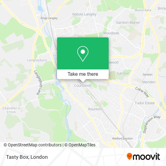 Tasty Box map