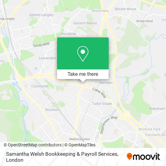 Samantha Welsh Bookkeeping & Payroll Services map