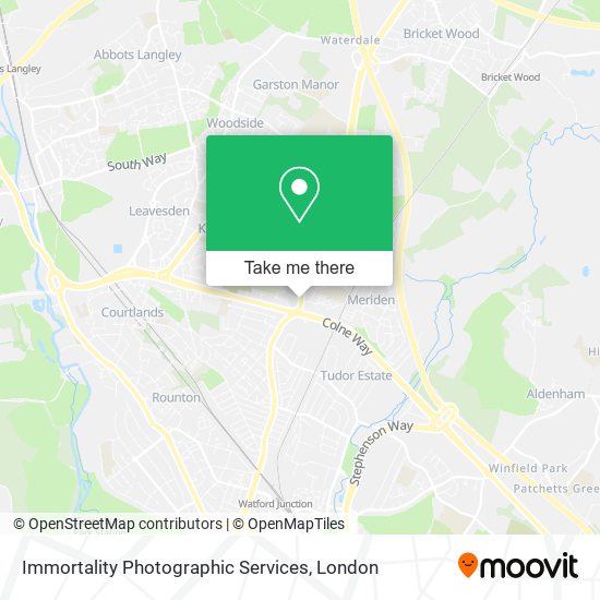 Immortality Photographic Services map
