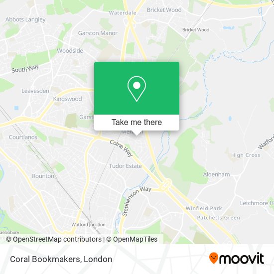 Coral Bookmakers map