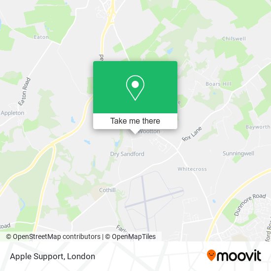 Apple Support map