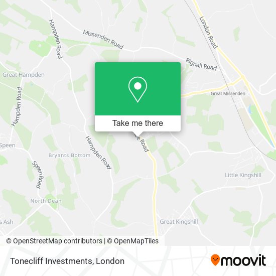 Tonecliff Investments map