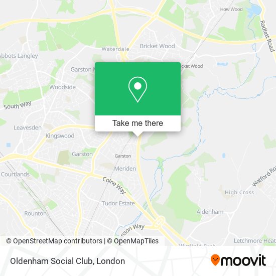 Oldenham Social Club map