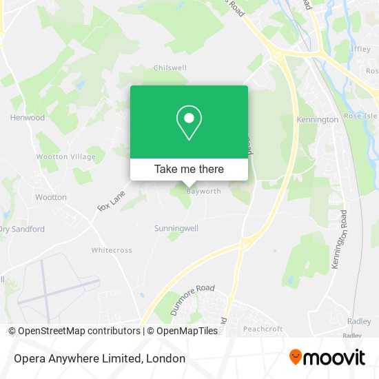 Opera Anywhere Limited map