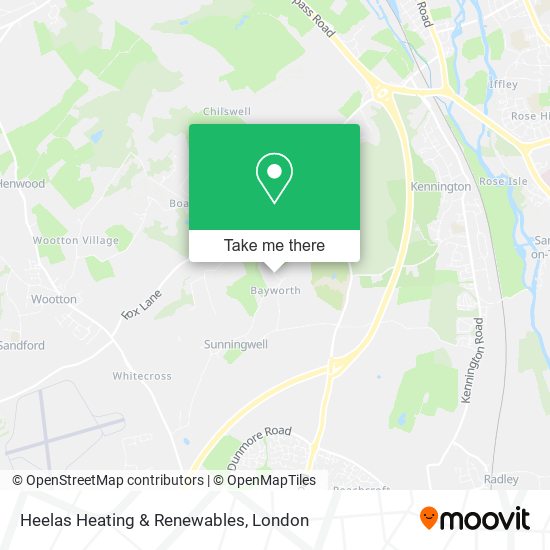 Heelas Heating & Renewables map