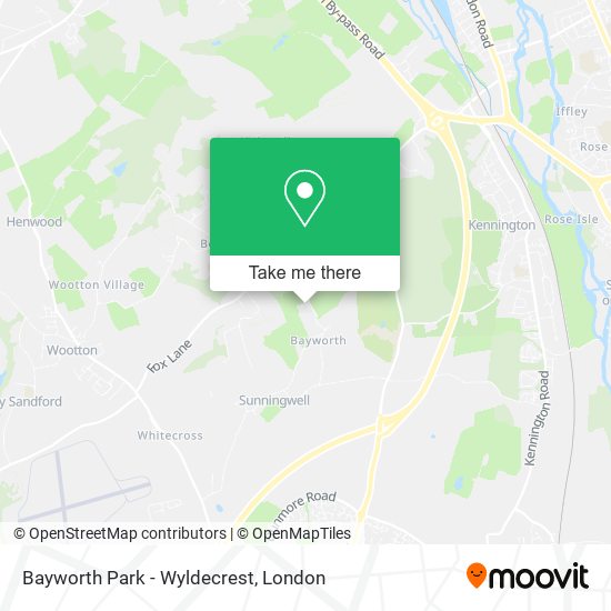 Bayworth Park - Wyldecrest map