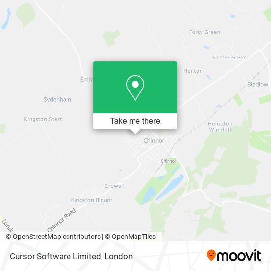 Cursor Software Limited map