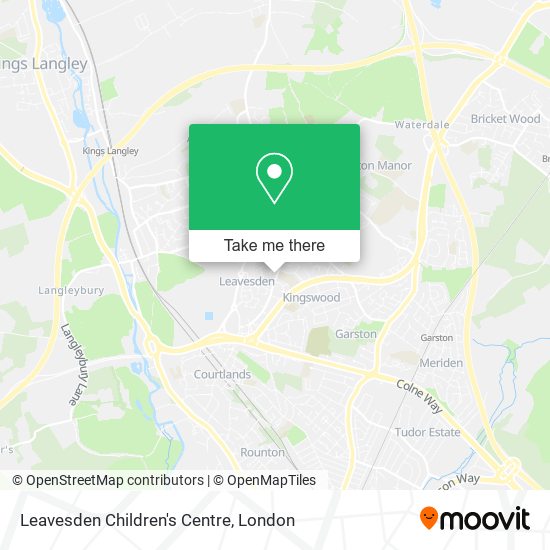 Leavesden Children's Centre map