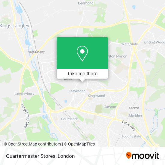 Quartermaster Stores map