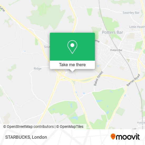 STARBUCKS map