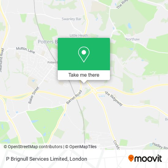 P Brignull Services Limited map