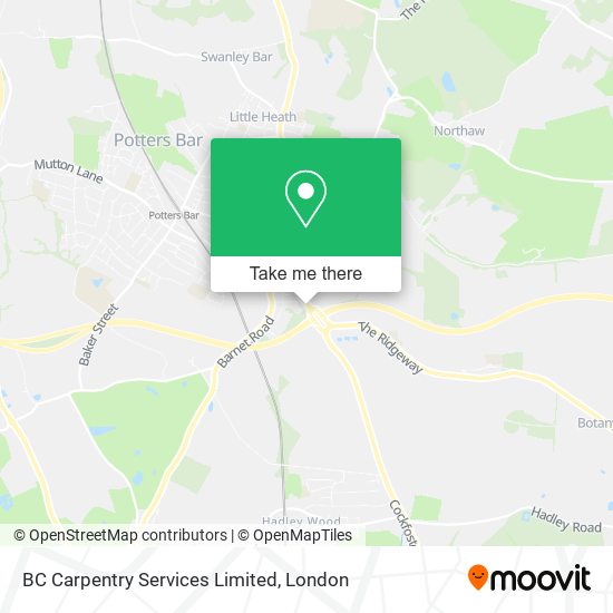 BC Carpentry Services Limited map