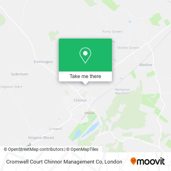 Cromwell Court Chinnor Management Co map