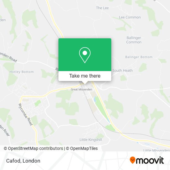 Cafod map
