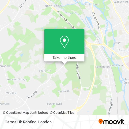 Carma Uk Roofing map