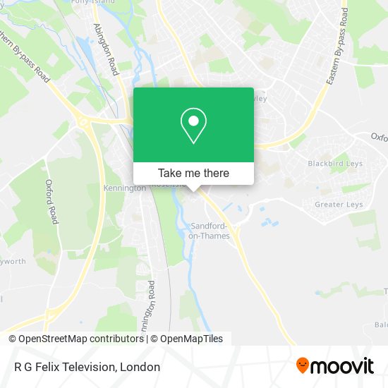 R G Felix Television map