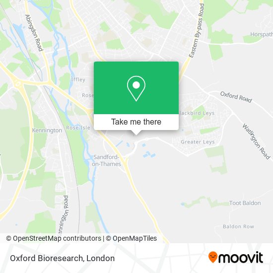 Oxford Bioresearch map