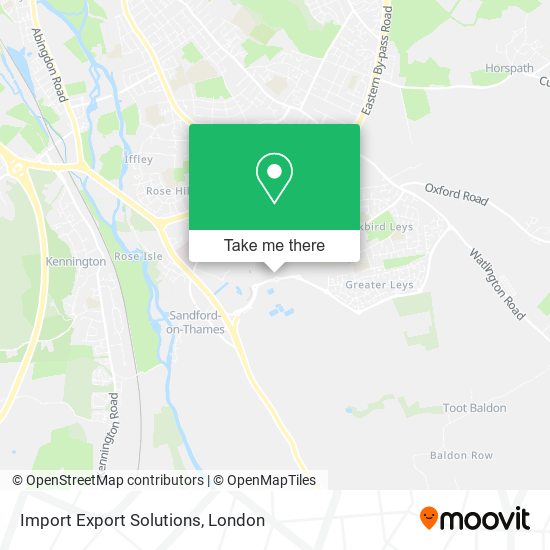 Import Export Solutions map