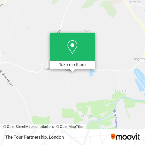 The Tour Partnership map